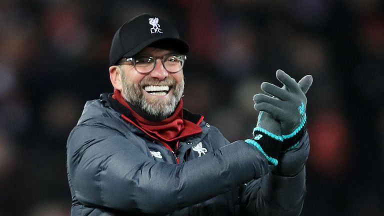 يورجن كلوب مدرب ليفربول لاعبو ليفربول
