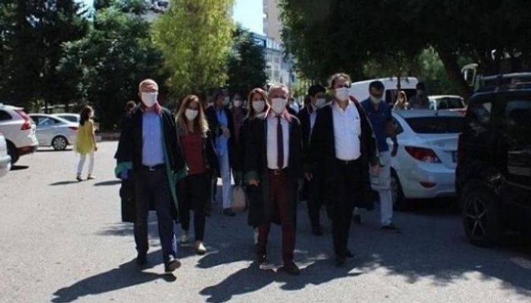 مسيرة سابقة للمحامين في تركيا ضد تدخلات أردوغان