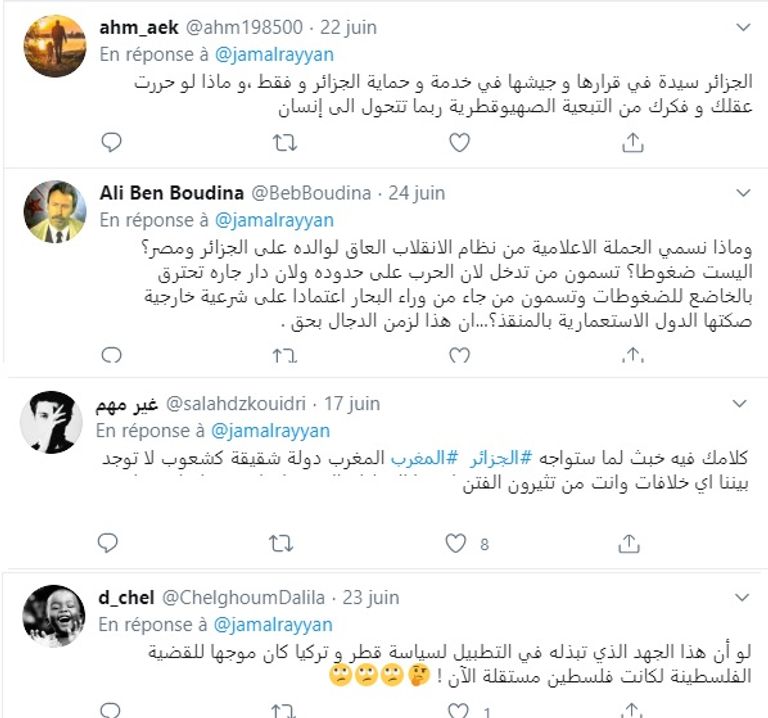 ردود أفعال الجزائريين عبر منصات التواصل جمال ريان مذيع قناة الجزيرة القطرية