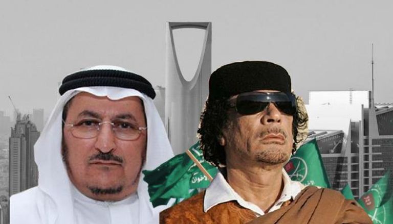 القذافي والإخواني مبارك الدويلة