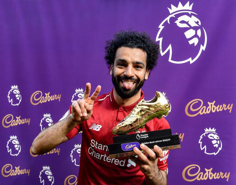 المصري محمد صلاح نجم ليفربول الإنجليزي والحذاء الذهبي
