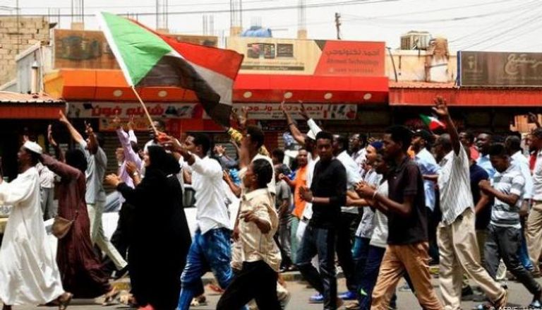 جانب من مظاهرات سابقة ضد نظام البشير في السودان