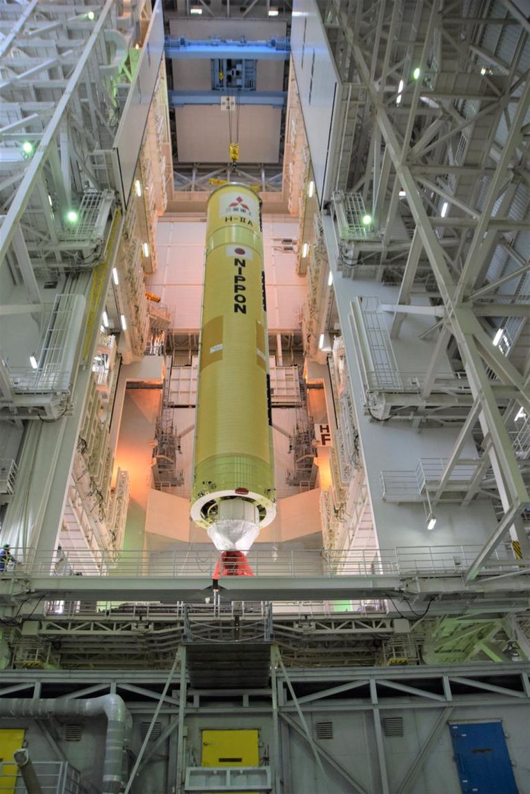 صاروخ ميتسوبيشي الذي سيحمل مسبار الأمل