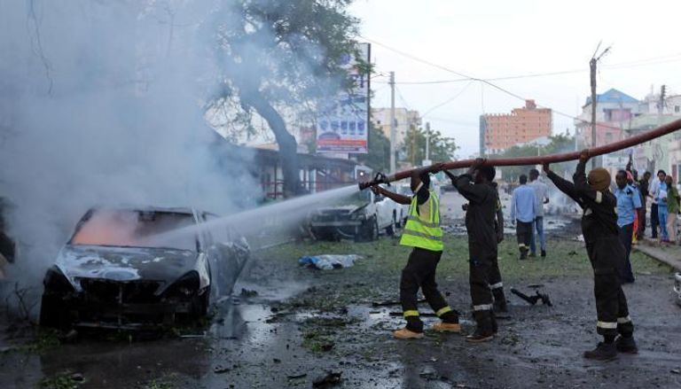 انفجار سيارة ملغومة وسط مقديشو - أرشيفية