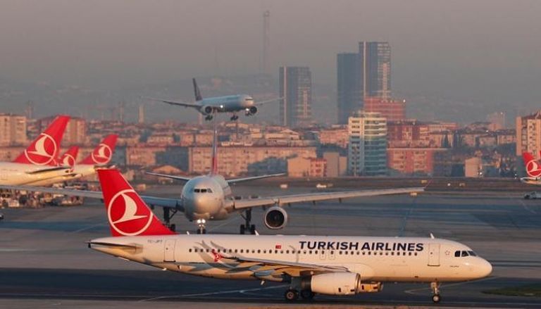 طائرة تتبع الخطوط الجوية التركية