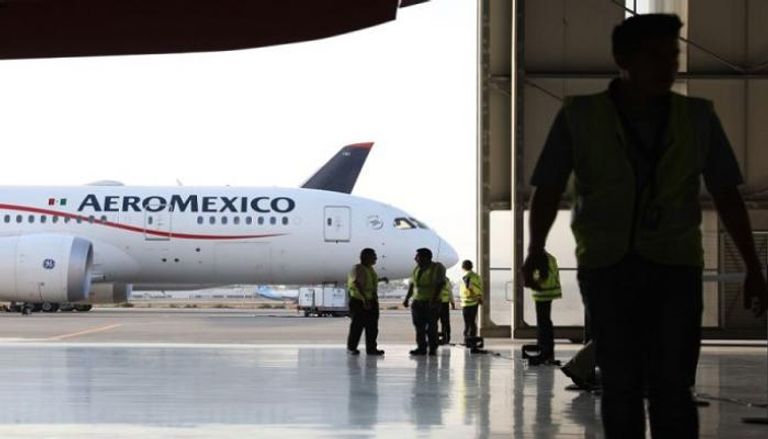 طائرة تتبع شركة الطيران المكسيكية إيرو مكسيكو
