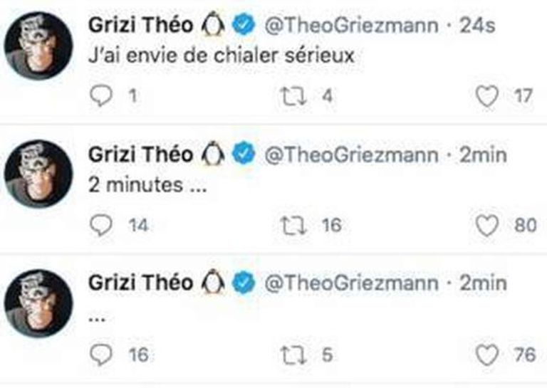 تغريدات ثيو شقيق أنطوان جريزمان لاعب برشلونة كيكي سيتين مدرب برشلونة