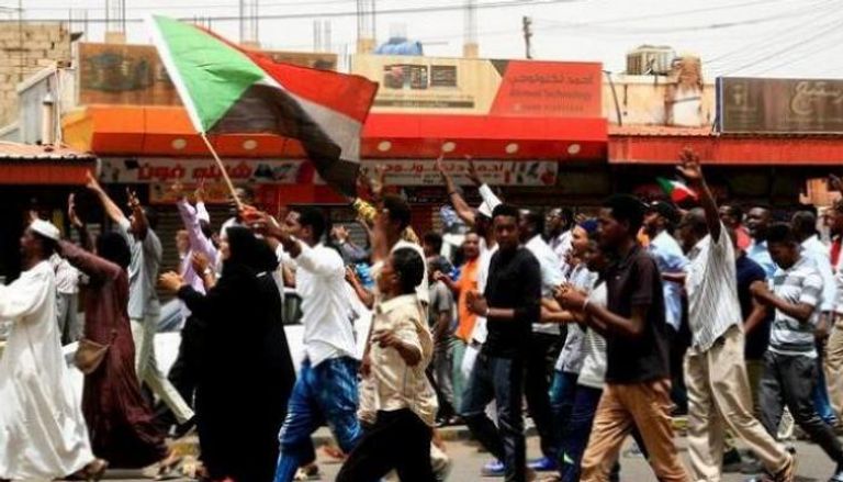 جانب من مظاهرات سابقة ضد نظام البشير في السودان