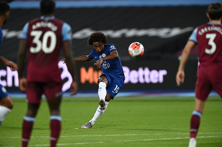 مباراة وست هام وتشيلسي