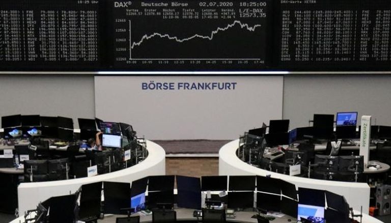 مؤشر أسعار الأسهم الألماني DAX في بورصة فرانكفورت - رويترز