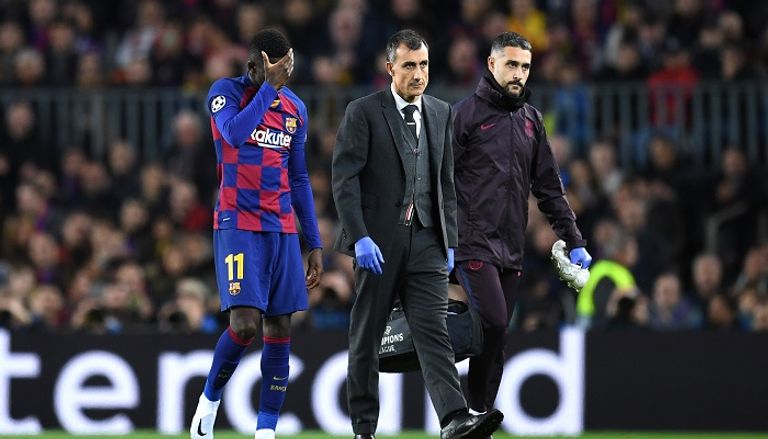 عثمان ديمبلي لاعب برشلونة الإسباني الفرنسي عثمان ديمبلي لاعب برشلونة الإسباني