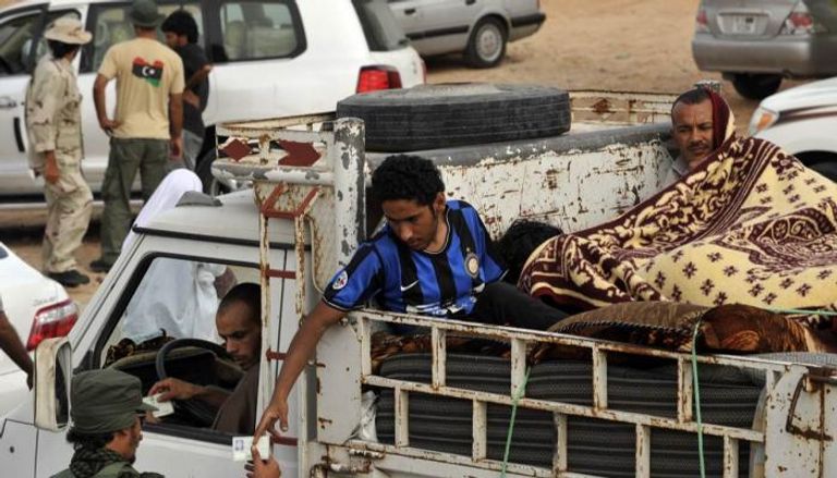 تزايد أعداد النازحين الليبيين داخلياً- أرشيفية