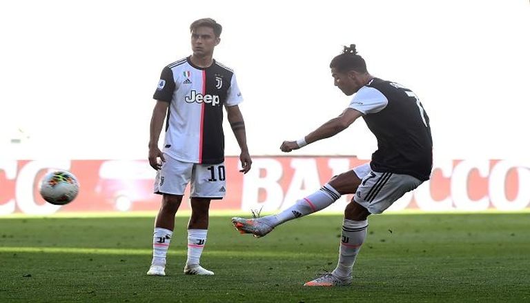 تسديدة كريستيانو رونالدو فريق يوفنتوس