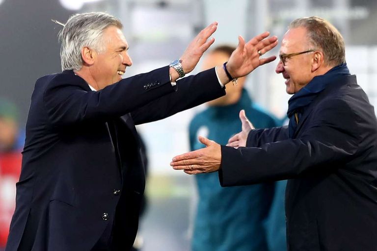 جوزيه مورينيو وكارلو أنشيلوتي