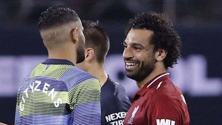 محمد صلاح ورياض محرز أشرف حكيمي