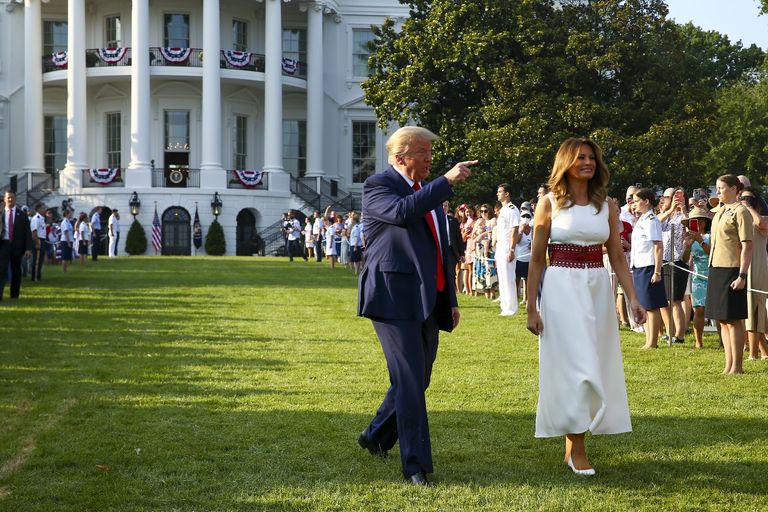 ترامب وزوجته