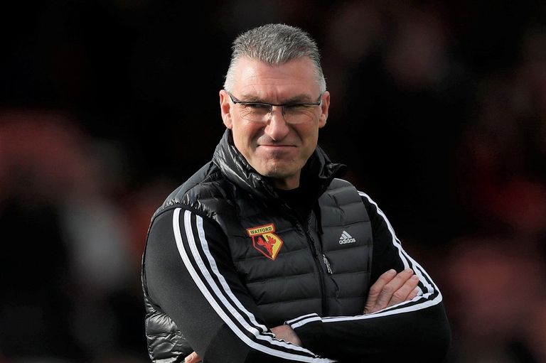 نايجل بيرسون مدرب واتفورد فرحة لاعبي واتفورد بهز شباك ليفربول