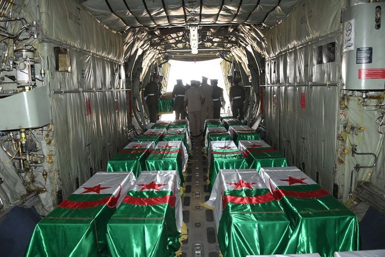 الرفات الـ24 شهداء المقاومات الشعبية بالجزائر