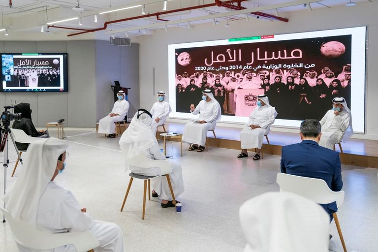 محمد بن عبدالله القرقاوي وزير شؤون مجلس الوزراء في الإمارات