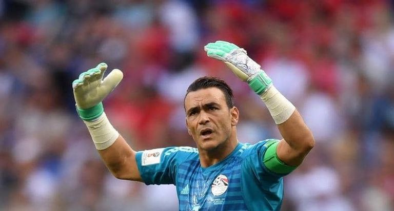 عصام الحضري عمرو الجنايني رئيس الاتحاد المصري لكرة القدم