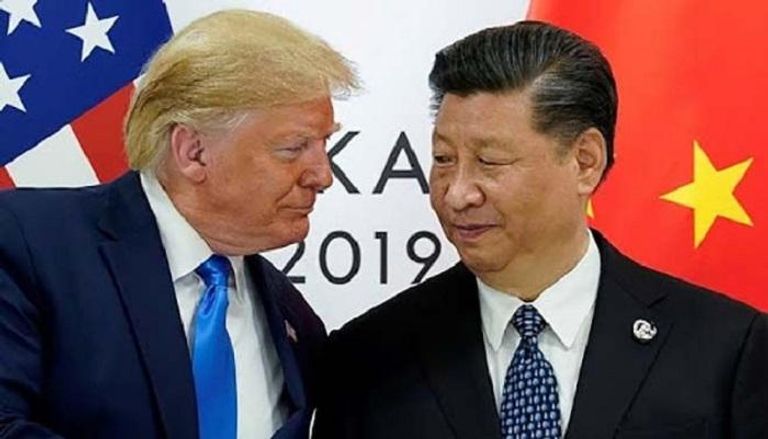 الرئيسان الأمريكي والصيني خلال لقاء سابق