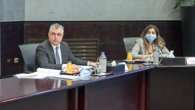 جانب من اجتماع مجلس إدارة الهيئة الاقتصادية لقناة السويس