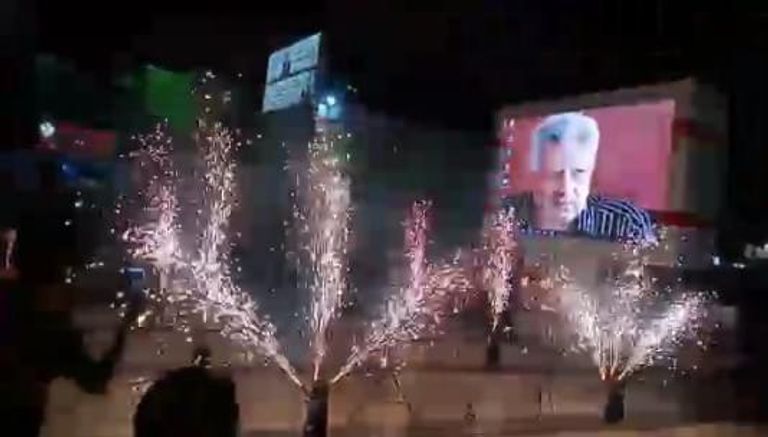 من احتفال الزمالك بلقب نادي القرن مرتضى منصور رئيس الزمالك