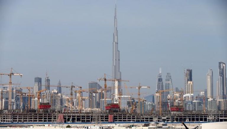 مشهد عام لبرج خليفة في دبي