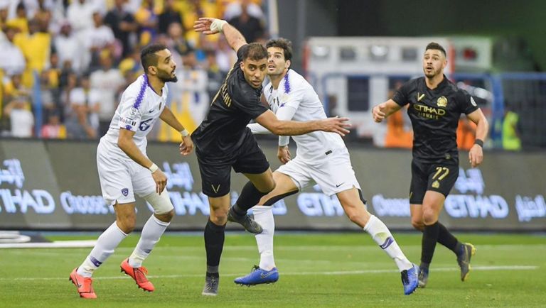 ديربي الرياض في الدوري السعودي بين النصر و الهلال كارلوس إدواردو
