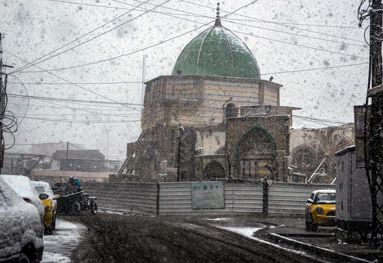 أعمال ترميم الجامع النوري