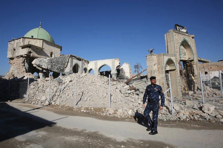 أعمال ترميم الجامع النوري