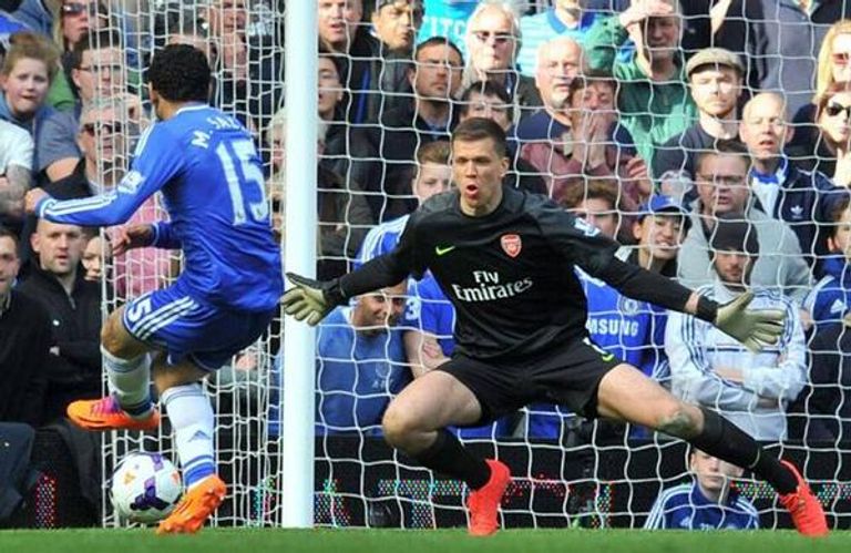 صلاح يسجل في أرسنال عام 2014