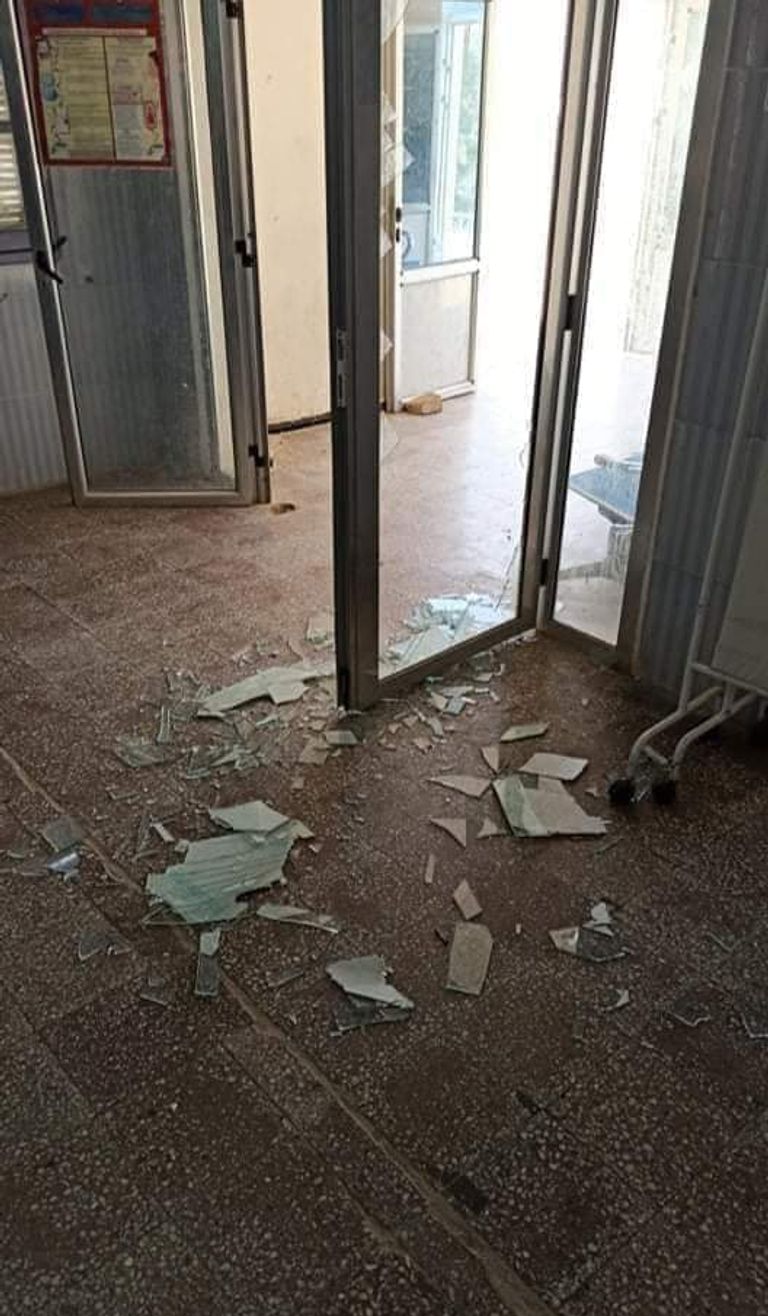 تخريب مستشفى محافظة المسيلة الجزائرية