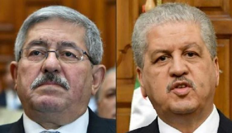 رئيسا وزراء الجزائر الأسبقين أحمد أويحي وعبد المالك سلال - أرشيفية