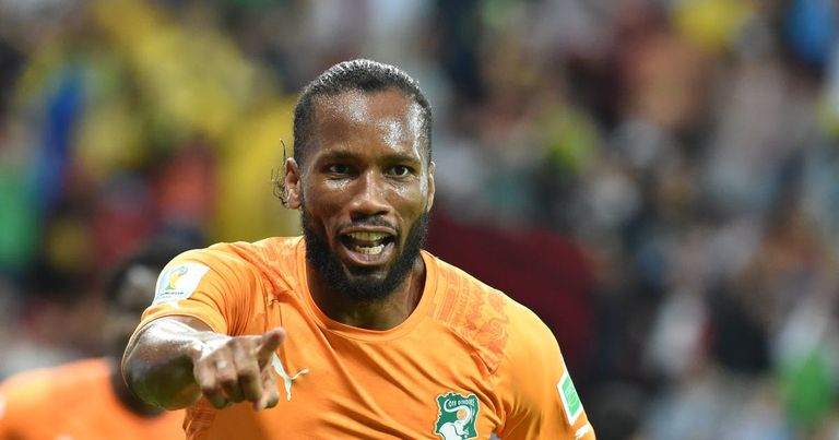 ديدييه دروجبا نجم منتخب كوت ديفوار السابق