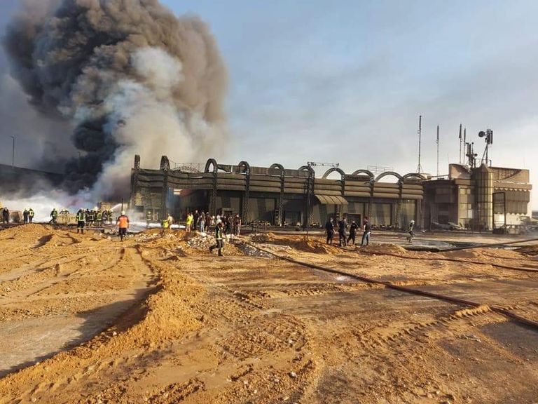 رجال الإطفاء يسيطرون على الحريق