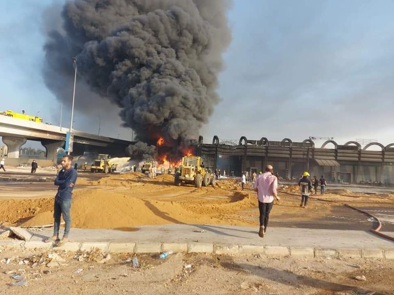 رجال الإطفاء يسيطرون على الحريق