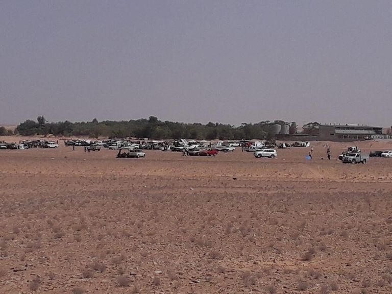 جانب من احتجاجات أهالي تطاوين التونسية