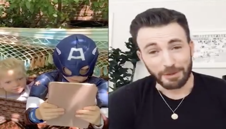 الممثل الأمريكي كريس إيفانز