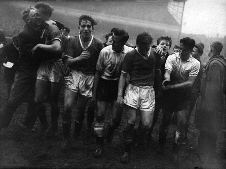 صورة من المباراة