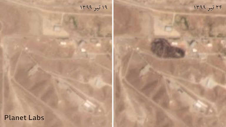 حريق منشأة نظنز النووية في أصفهان - أرشيفية