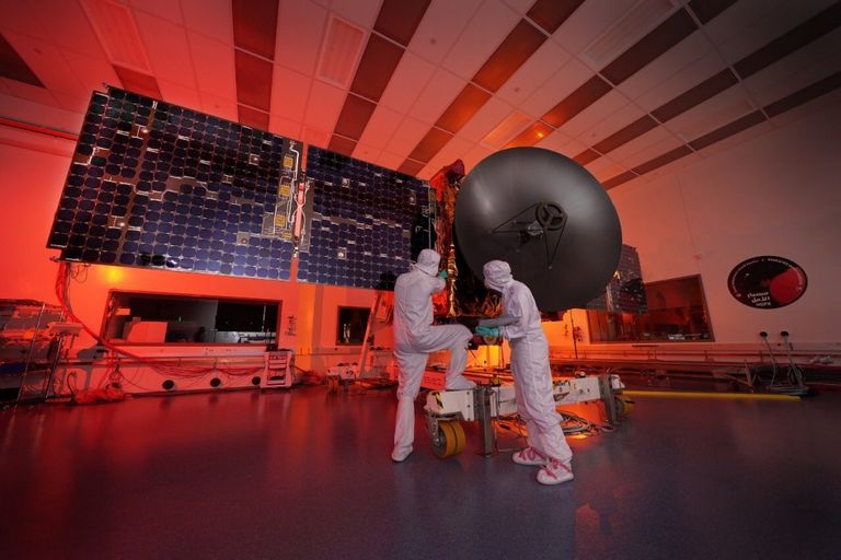 لحظة انطلاق الصاروخ الذي يحمل مسبار الأمل