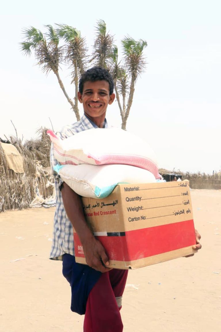 3600 شخص يستفيدون من القافلة الغذائية