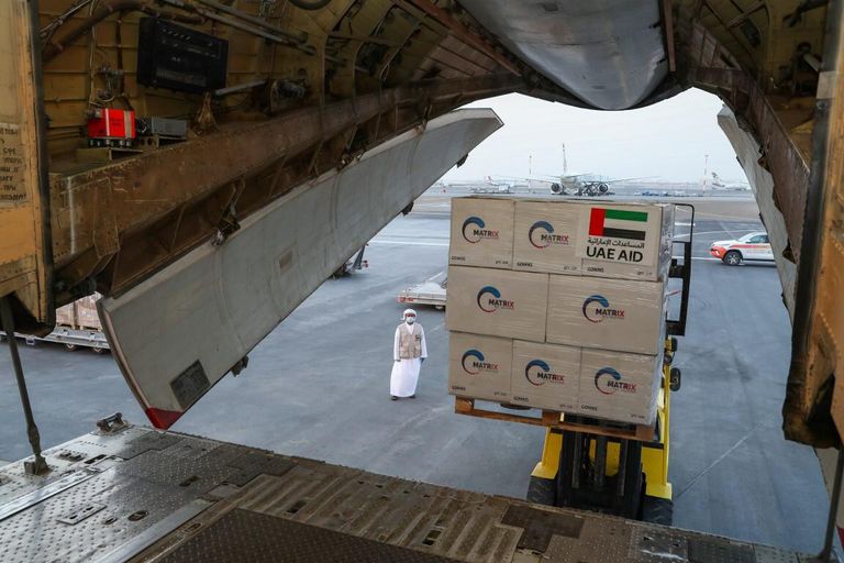 المساعدات الإماراتية