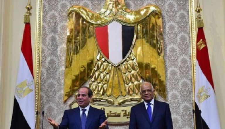 الرئيس المصري ورئيس مجلس النواب