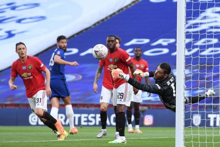 دي خيا حارس مانشستر يونايتد ضد تشيلسي