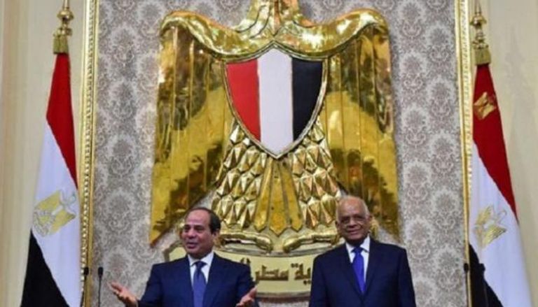 الرئيس المصري ورئيس مجلس النواب - أرشيفية