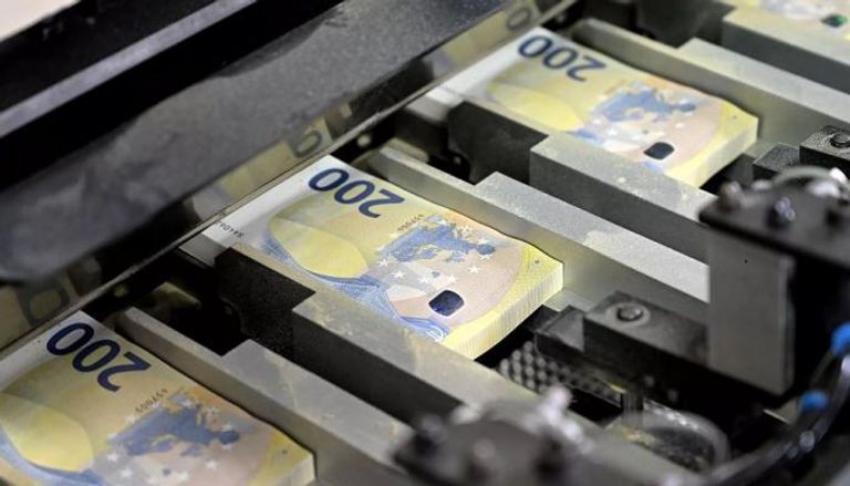 طباعة أوراق نقدية للعملة الأوروبية - أرشيف