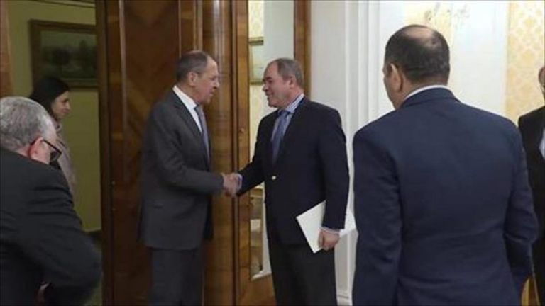 وزير خارجية الجزائر وروسيا في موسكو وزيرا خارجية الجزائر وروسيا في موسكو