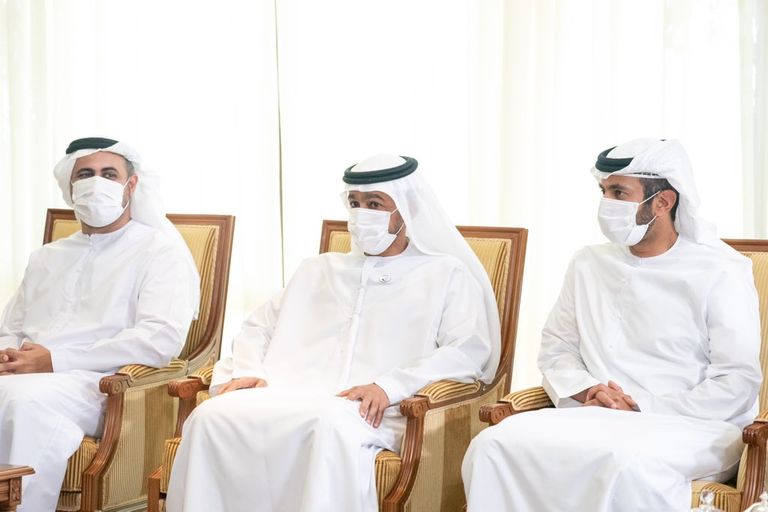 جانب من لقاء الشيخ محمد بن زايد  وعاهل الأردن